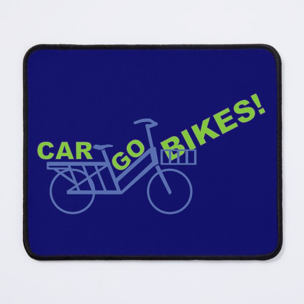 Item preview, Car-Go Bikes! Simple cargo bike design navy background designed and sold by Theokotos.