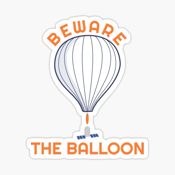 The Hot Air Balloon Sticker