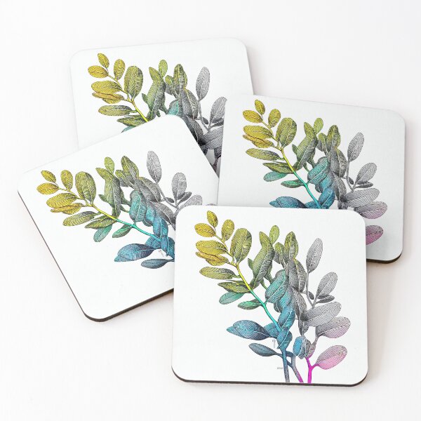 Item preview, Colorful ZZ Plant Drawing Illustration designed and sold by unrealartwork.