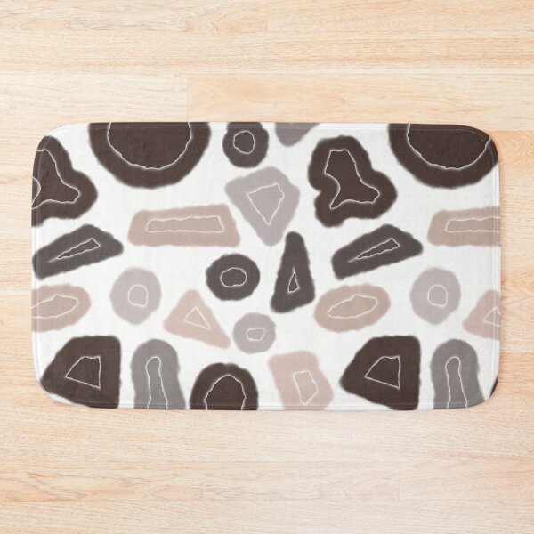 Item preview, Abstract shapes messy geometrical design seamless pattern designed and sold by chuckletuckle.