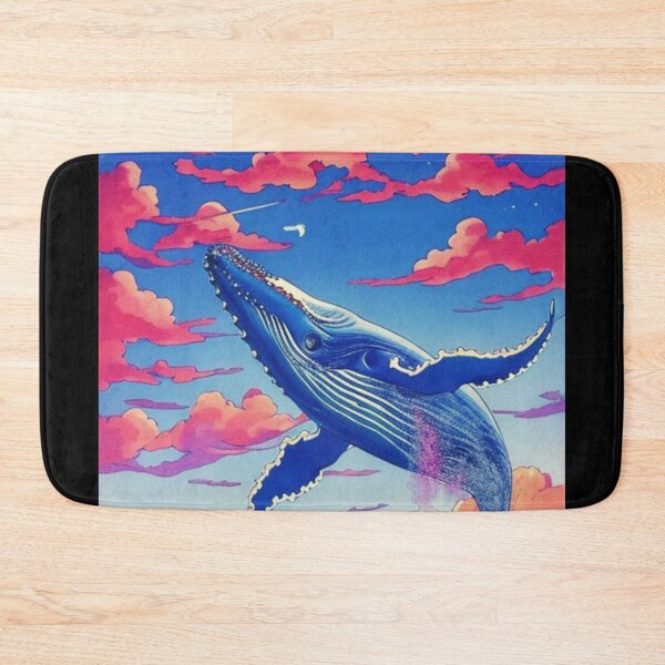 Item preview, whale swimming in the sky Anime aesthetic designed and sold by hedoniism-shop.