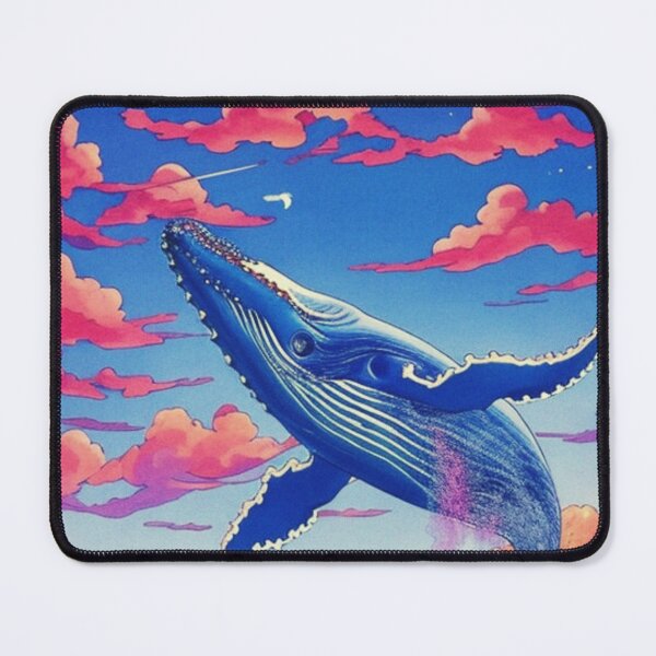 Item preview, whale swimming in the sky Anime aesthetic designed and sold by hedoniism-shop.