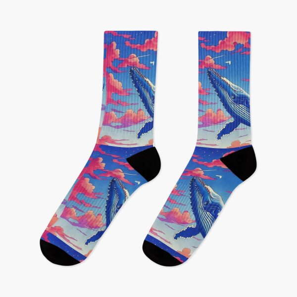 Item preview, whale swimming in the sky Anime aesthetic designed and sold by hedoniism-shop.
