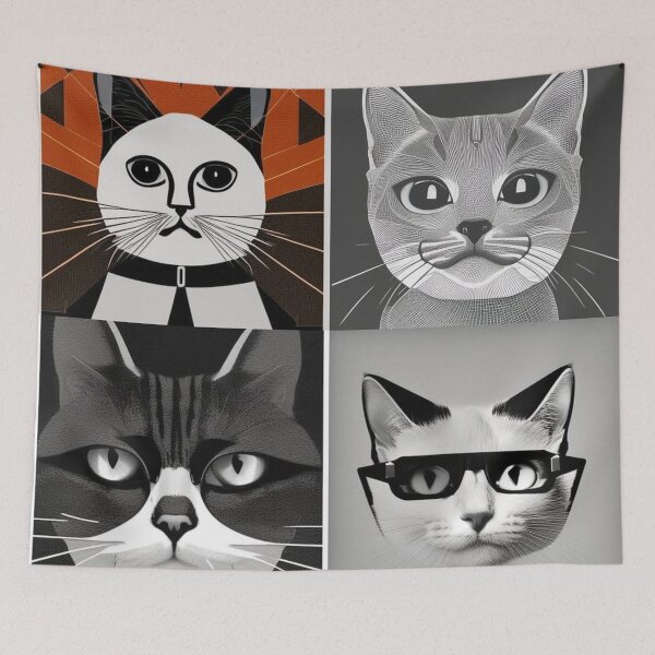Item preview, Four Cats designed and sold by CriticalC404.