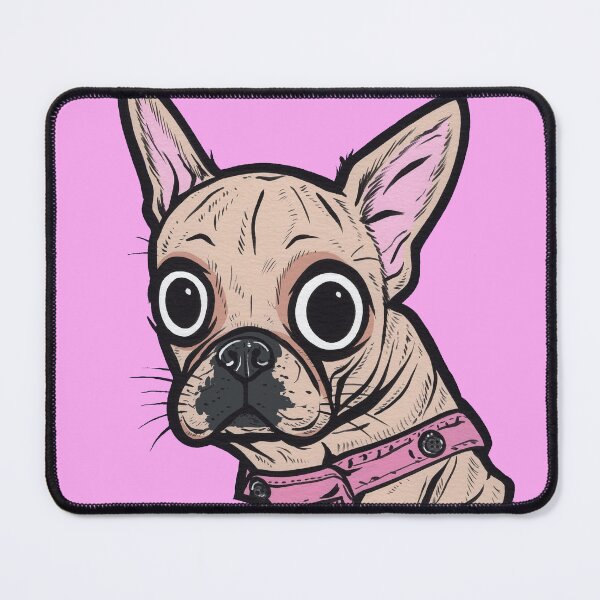 Item preview, French Bulldog Pink Overalls designed and sold by turddemon.