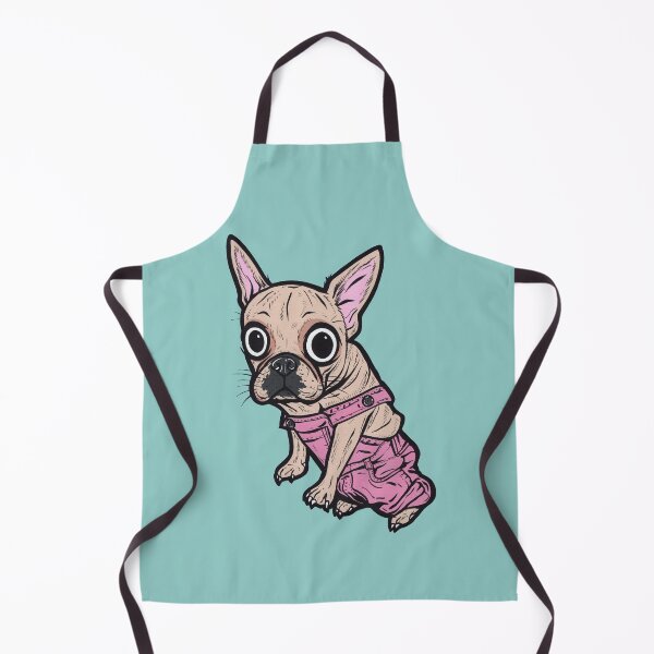 Item preview, French Bulldog Pink Overalls designed and sold by turddemon.