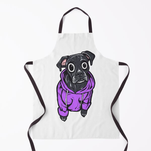 Item preview, Black Boxer Dog Hoodie designed and sold by turddemon.