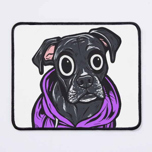 Item preview, Black Boxer Dog Hoodie designed and sold by turddemon.