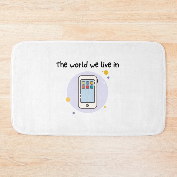 Item preview, The world we live in - Phone addict designed and sold by shanesil.