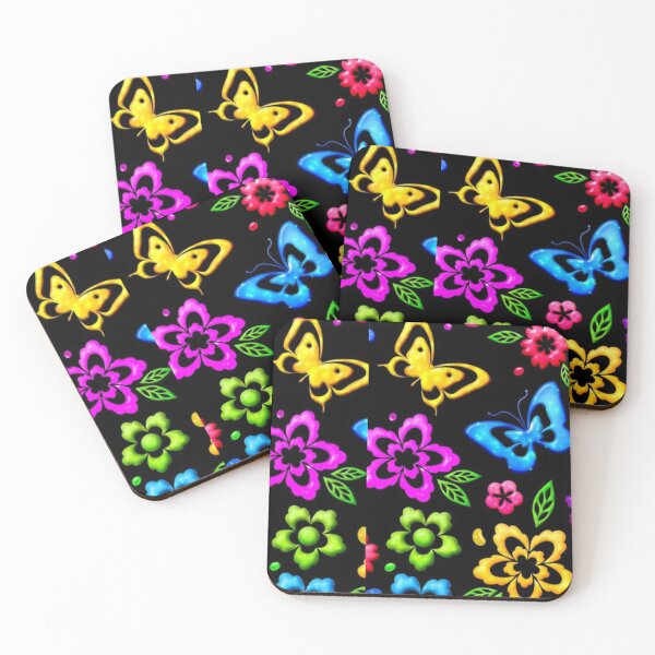 Item preview, Beautiful Rainbow colours and Beautiful Rainbow  Coloured Butterflies are absolutely amazing.  designed and sold by Tiannalaw.