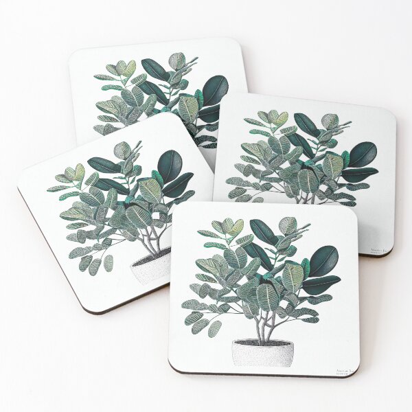 Item preview, Beautiful ZZ Plant Drawing Illustration designed and sold by unrealartwork.