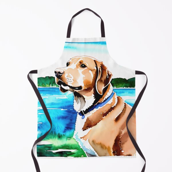 Artikelvorschau, Adorable Canine Companion: Stunning Watercolor Dog Portrait entworfen und verkauft von DavesDogShop.