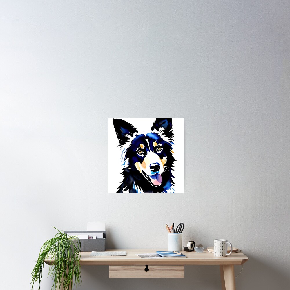 Vista previa del artículo con la obra «Póster», diseñado y vendido por DavesDogShop.