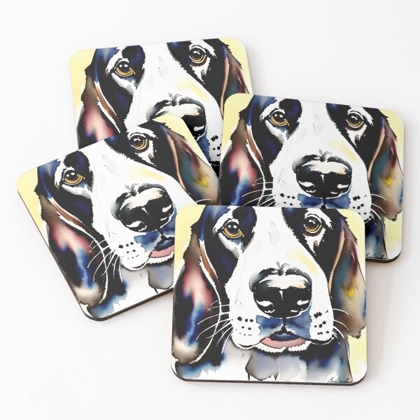 Artikelvorschau, Adorable Canine Companion: Stunning Watercolor Dog Portrait entworfen und verkauft von DavesDogShop.
