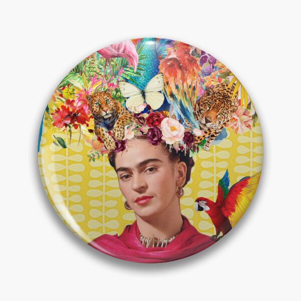 Item preview, Frida Kahlo Wild Yellow designed and sold by Muycote.