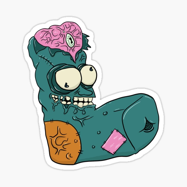 Zombie K - Alphabet Lore  Sticker for Sale by ngness