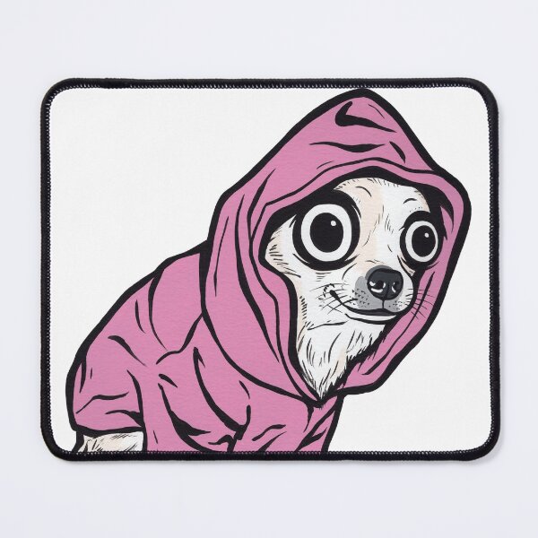 Item preview, Chihuahua Pink Hoodie designed and sold by turddemon.