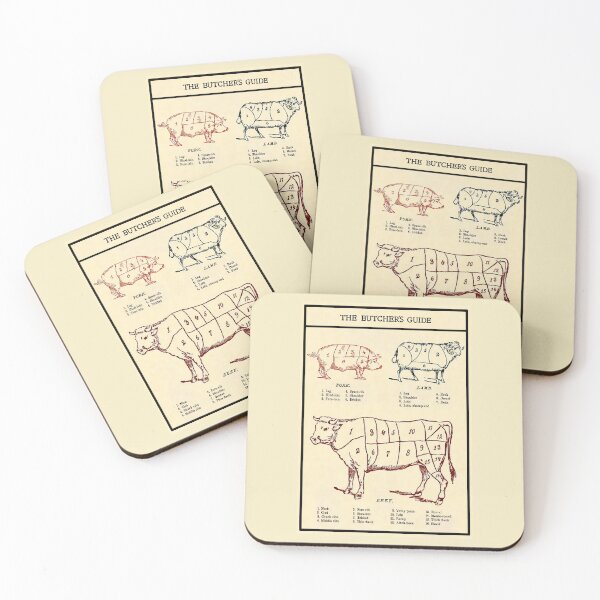 Item preview, Vintage Butcher's Guide c. 1924 designed and sold by Daniel Hagerman.
