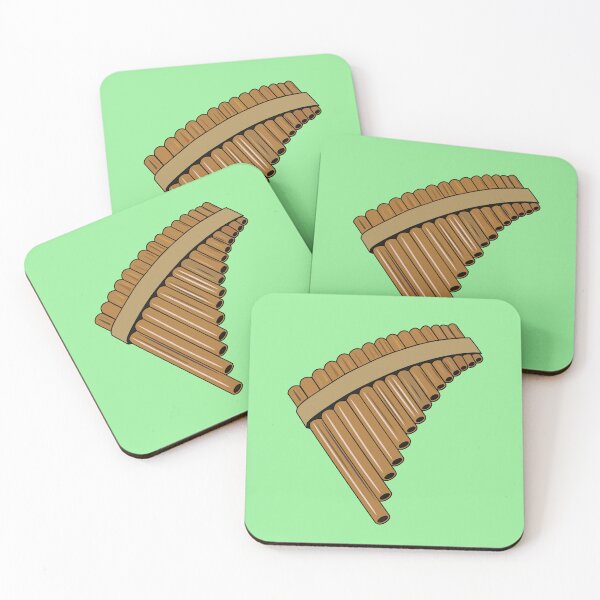 Item preview, Pan flute / panpipes cartoon illustration designed and sold by Misscartoon.