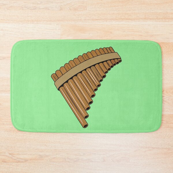 Item preview, Pan flute / panpipes cartoon illustration designed and sold by Misscartoon.
