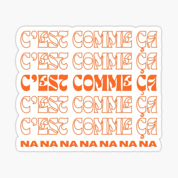 paramore - c'est comme ca Sticker