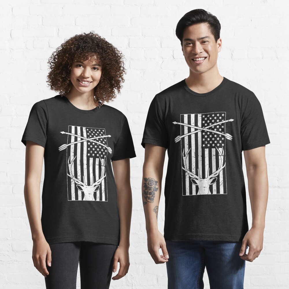 american flag deer shirt