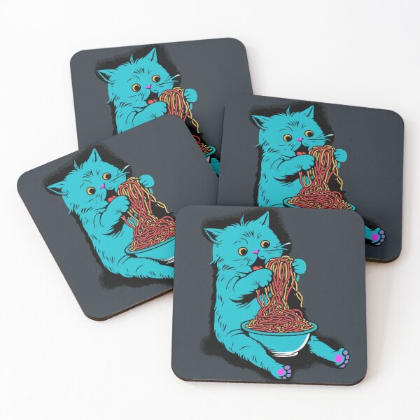 Item preview, Cat Eating Spaghetti  designed and sold by Tanis-Tweedale.