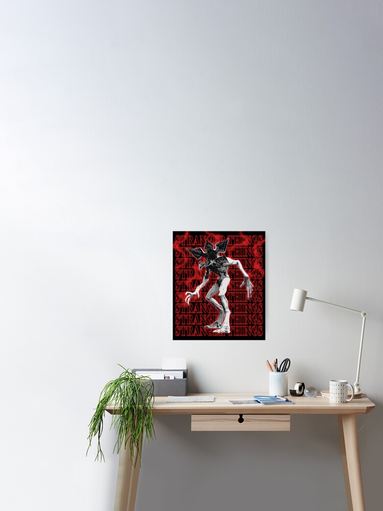 Displate - Poster en Métal - Monté sur Aimant - Stranger Things Series -  Demogorgon Art - Taille M - 32x45cm : : Cuisine et Maison