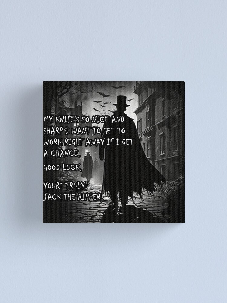 Thumbnail 1 of 3, Canvas Print, Jack the Ripper designed and sold by jonathanlarch.
