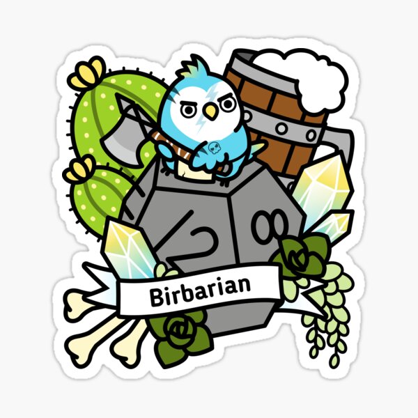 Item preview, Birbarian Hilda designed and sold by birdhism.