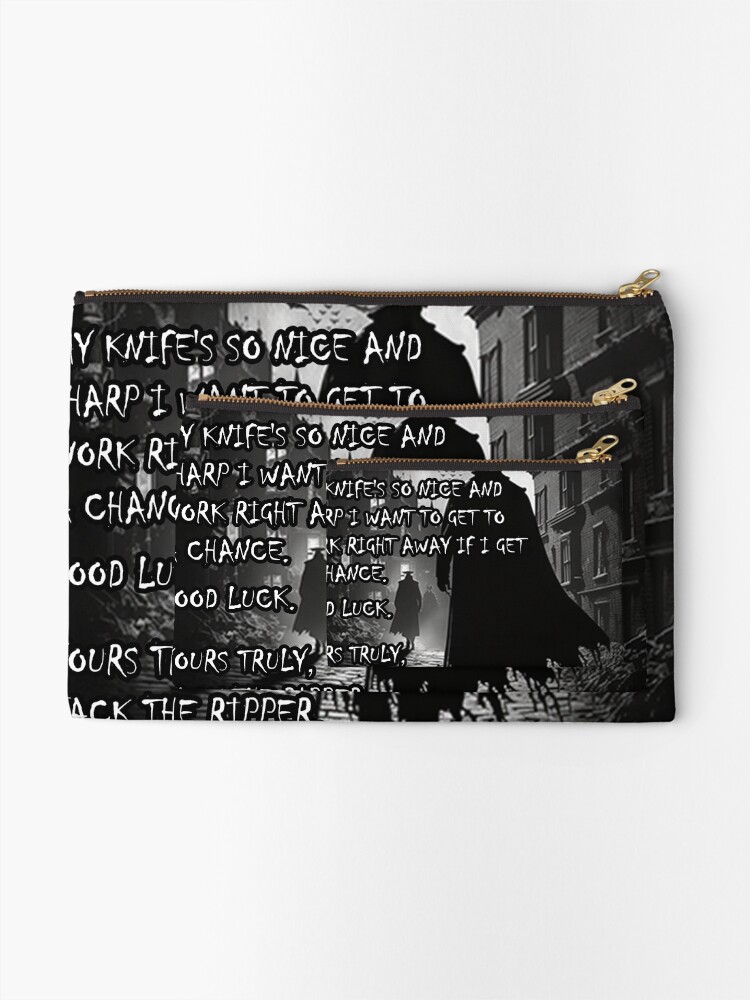 Thumbnail 2 of 4, Zipper Pouch, Jack the Ripper designed and sold by jonathanlarch.