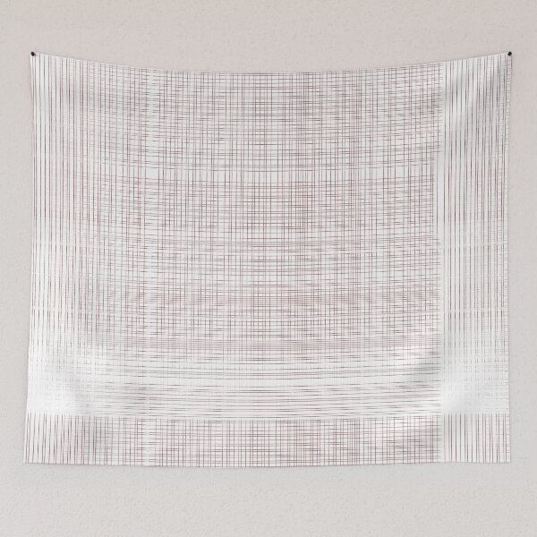 Item preview, Modern Thin Red Lines Grid designed and sold by PSCSCo.