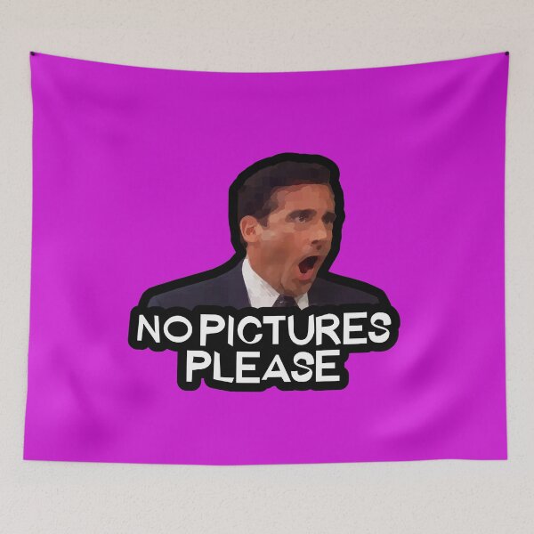 Item preview, No Pictures Please - Funny meme design designed and sold by LordAudes.