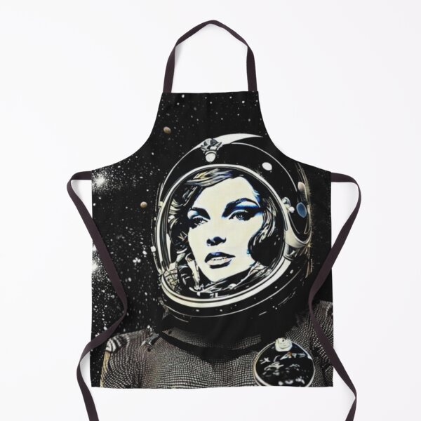 Item preview, Astronaut Girl | vintage noir sci-fi aesthetics designed and sold by CiceroSpin.
