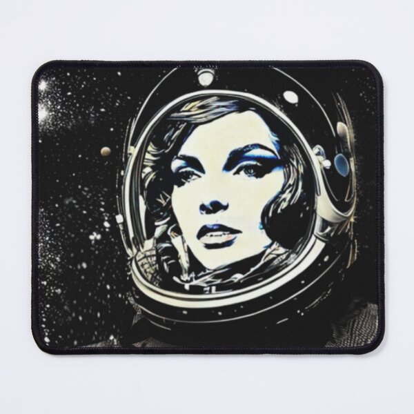 Item preview, Astronaut Girl | vintage noir sci-fi aesthetics  designed and sold by CiceroSpin.