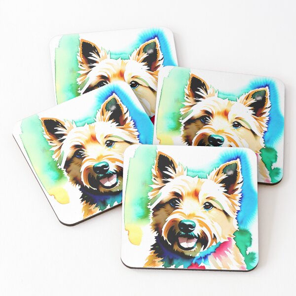 Artikelvorschau, Adorable Canine Companion: Stunning Watercolor Dog Portrait entworfen und verkauft von DavesDogShop.