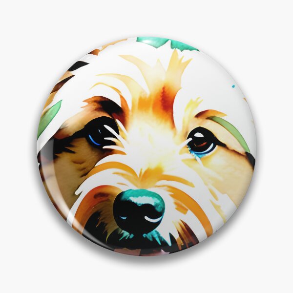 Artikelvorschau, Adorable Canine Companion: Stunning Watercolor Dog Portrait entworfen und verkauft von DavesDogShop.