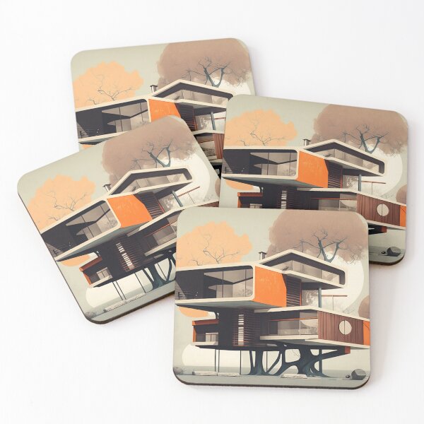 Item preview, Mid-Century Modern Treehouse designed and sold by rudekitten.