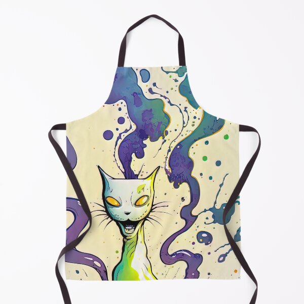 Item preview, Goofy Looking Smelly Ghost Cat Art designed and sold by Critical Meltdown.