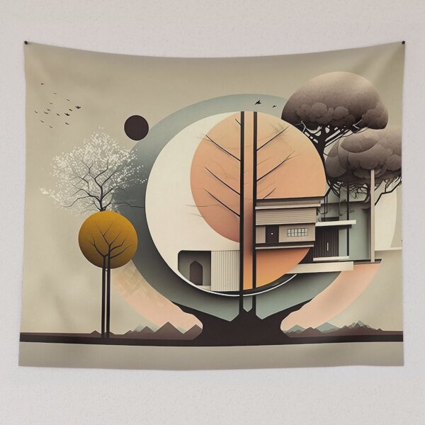 Item preview, Mid-Century Modern Treehouse designed and sold by rudekitten.