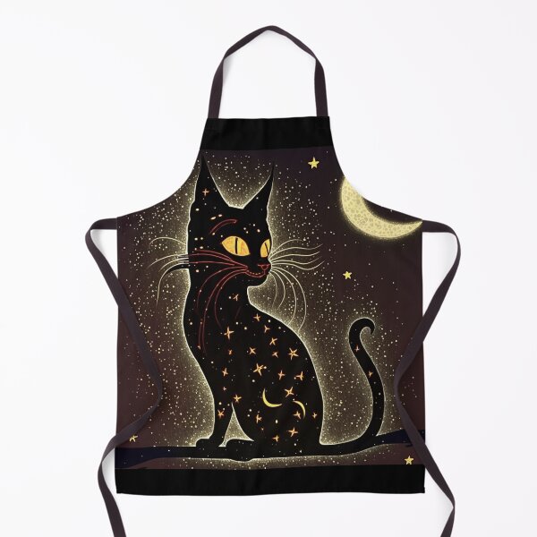 Item preview, Celestial Black Cat designed and sold by NevermoreFalls.