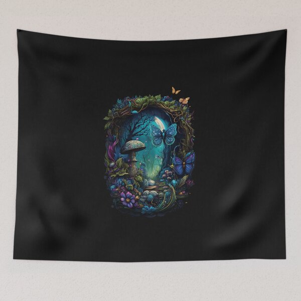 Item preview, Fantasy Mushroom - Enchanted Forest - Detailed Illustration designed and sold by verzith.