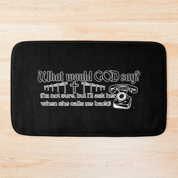 Item preview, What would God say? designed and sold by The Tinfoil Mafia .