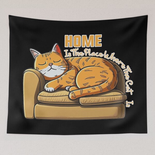 Item preview, Home Is The Place Where The Cat Is designed and sold by Art-Ona.