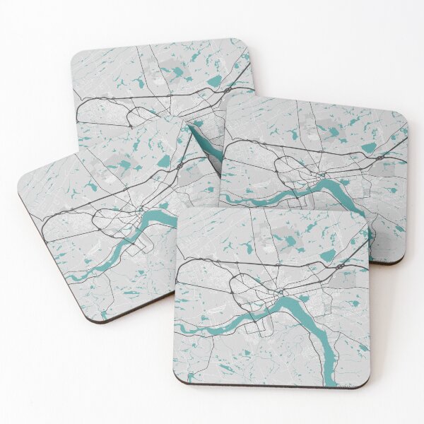 Item preview, Moncton New Brunswick Canada Map - Minimal Style w/ Roads designed and sold by wxnw-designs.