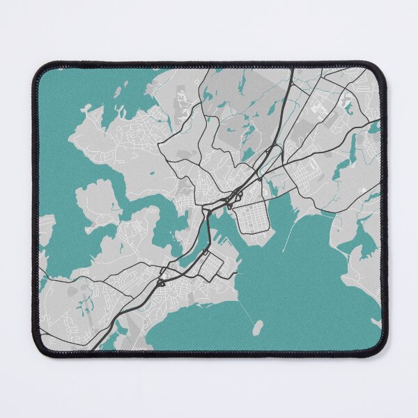 Item preview, Saint John New Brunswick Canada Map - Minimal Style w/ Roads designed and sold by wxnw-designs.