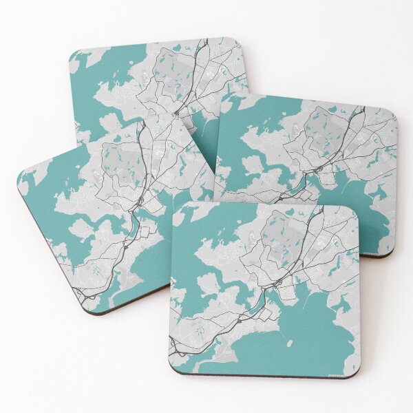 Item preview, Saint John New Brunswick Canada Map - Minimal Style w/ Roads designed and sold by wxnw-designs.