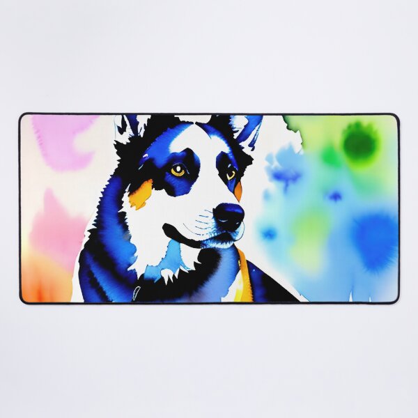 Artikelvorschau, Adorable Canine Companion: Stunning Watercolor Dog Portrait entworfen und verkauft von DavesDogShop.