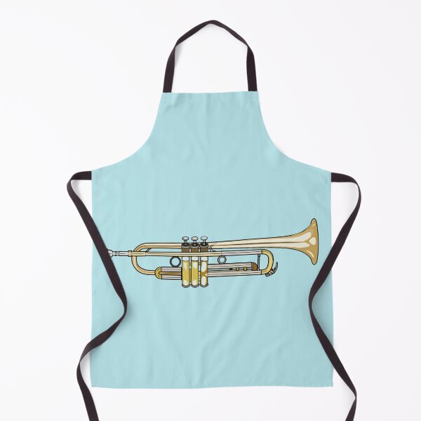 Item preview, Trumpet cartoon illustration designed and sold by Misscartoon.