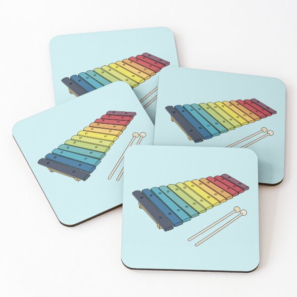 Item preview, Xylophone cartoon illustration designed and sold by Misscartoon.